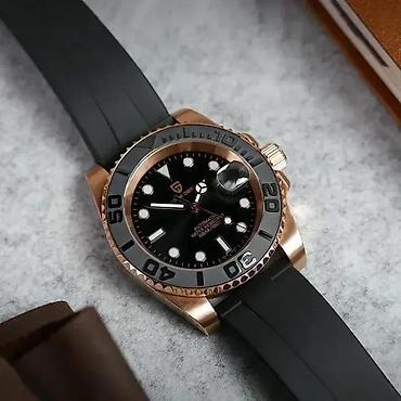 Ručni satovi: PAGANI DESIGN PD-1651 - Rose gold - YACHT MASTER - Automatik Potpuno — 5