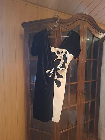 Qara–ağ kokteyl/gecə geyimi. M ölçü. 1-2 defe geyinilib. - Stil
