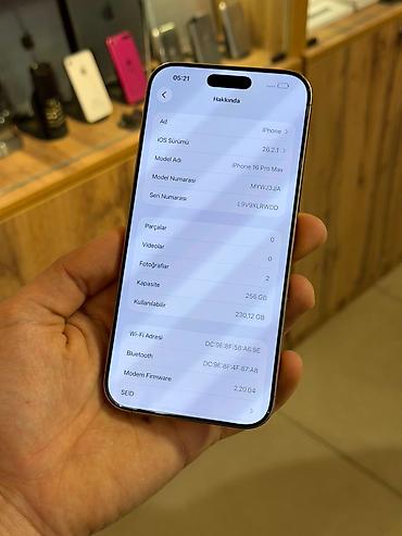 Apple iPhone: IPhone 16 Pro Max, 256 GB, Qara -da lalafo.az — 9 Apple iPhone: IPhone 16 Pro Max, 256 GB, Qara — 9