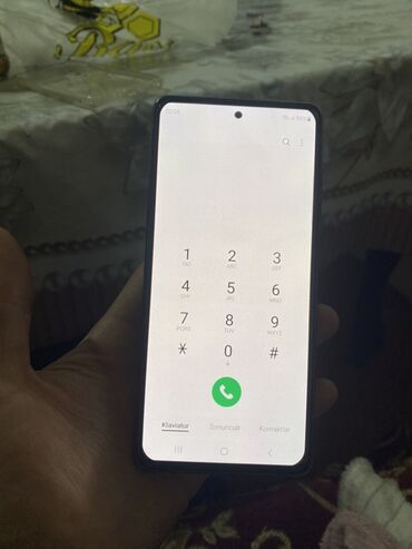 s21 ultra ekran: Samsung Galaxy S20, 128 GB, rəng - Göy, Sensor, Barmaq izi, Simsiz şarj