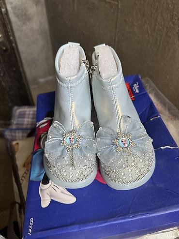 Детские сапожки в стиле принцессы (Frozen) холодное сердце. 31 размер