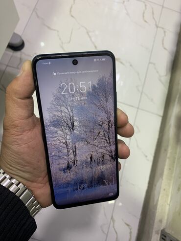 huawei p smart 2021 qiymeti: Huawei P smart 2020, 128 GB, rəng - Mavi, Sensor, İki sim kartlı, Barmaq izi