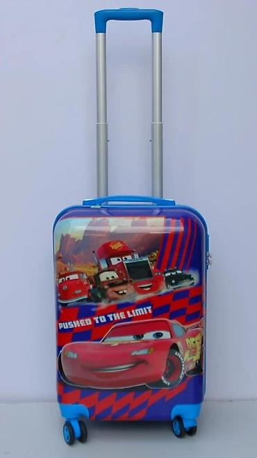 Rančevi, torbe i koferi: Dečji kofer na točkiće – Disney Cars (Lightning McQueen) - Tvrda ABS — 3