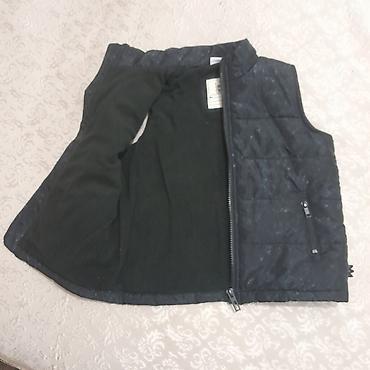 ugg bakü: Uşaq üçün qara rəngli yastı tikişli jilet - Model: qoluzsuz, dik — 2