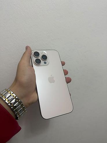 iphone sr: IPhone 16 Pro Max, 1 TB, Desert Titanium, Barmaq izi, Face ID, Sənədlərlə — 1