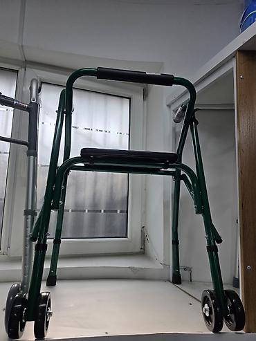 Ходунки, костыли, трости, роллаторы: Ходунки 4х опорные Устойчивая конструкция на четырёх ножках с — 8