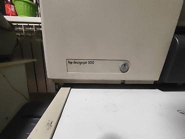 Плотер hp 500 состояние 10/8 работает