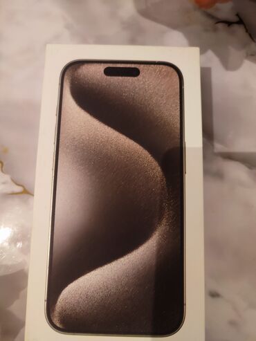 Apple iPhone: IPhone 15 Pro, Б/у, 256 ГБ, Natural Titanium, Зарядное устройство, Защитное стекло, Чехол, 1000 %