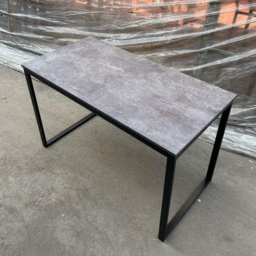 стол металл: Офисный Стол, цвет - Серый, Новый