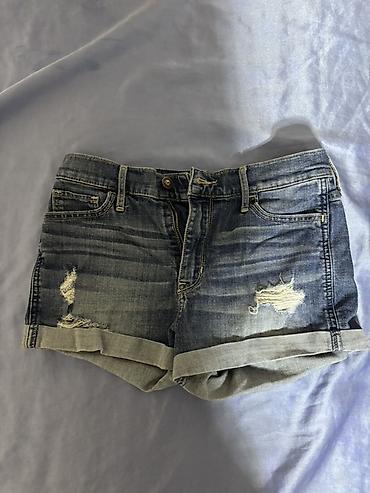 Джинсовые шорты Hollister - Модель: Short-Shorty - Размер по бирке