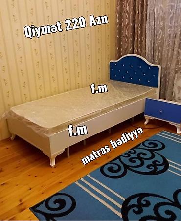 Ev və bağ: Yeni, Təknəfərlik çarpayı, Bazasız, Matras ilə, Siyirməsiz, Azərbaycan — 3
