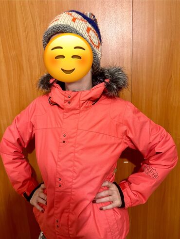 Горнолыжная, сноубордическая одежда: Куртка Для горнолыжного спорта, 42 (S), С меховой отделкой