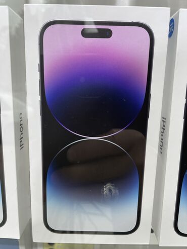 i̇pone 14: IPhone 14 Pro Max | 256 GB Deep Purple | Zəmanət, Simsiz şarj, Face ID