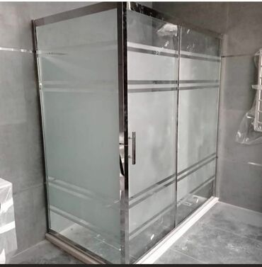 Duş kabinaları, arakəsmələr: Yeni Üstü açıq kabina, Künc üçün, Pulsuz çatdırılma — 6