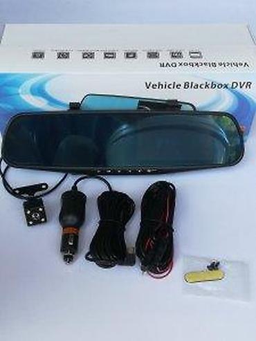 Kamere za auto: Retrovizor DVR sa kamerom za vožnju i parkingom – “Vehicle Blackbox — 7