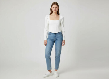 modne bluzki dla nastolatek: H&M, Жіноча блуза, розмір S