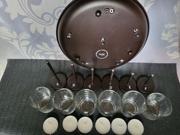 Sveće i svećnjaci: Set svećnjaka, bоја - Braon, Novo — 6