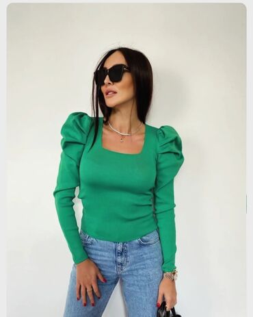 bluza bershka s: M (EU 38), bоја - Zelena