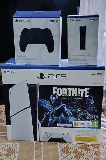 Video oyunlar və konsollar: PlayStation 5 Fortnite bundle + DualSense aksessuarları 12.12.2024-də — 2