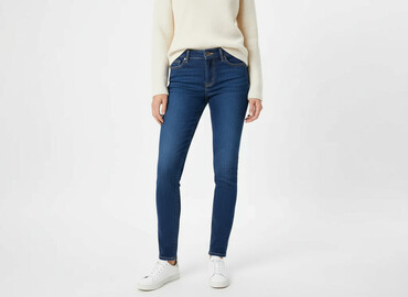 dżinsy z łańcuchem: H&M, Jeansy damskie, rozmiar S