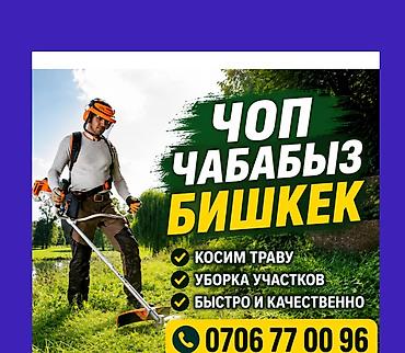 Отдых на Иссык-Куле: ЧОП ЧАБАБЫЗ БИШКЕК 💯 ЧОП ЧАБАБЫЗ БИШКЕК газонокосилка стрижка — 1