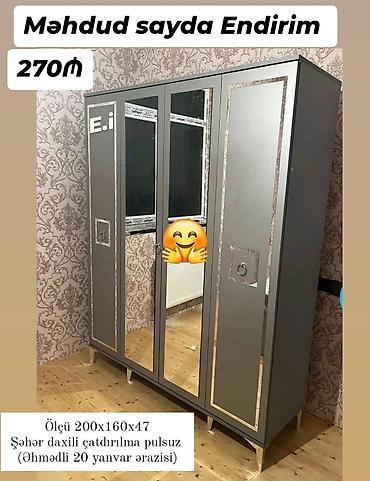 2 el esyalar: Dolab yeni qarderob paltar dolabı güzgülü — 1