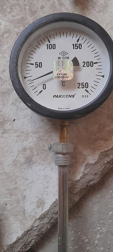 PAKKENS mexaniki termometr - İstilik diapazonu: 0–250 °C - Göstərici