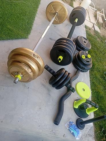 Ştanqlar və ştanq diskləri: Ştanq, Çəki: 65 kq, Yeni — 10