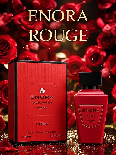 20% Endirim 😍 🌹 VURV Enora Rouge – Eau de Parfum, 100 ml Zərif və