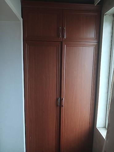 Künc tipli 2 hissəli qapalı şkaf dəsti - Material: ağac teksturalı