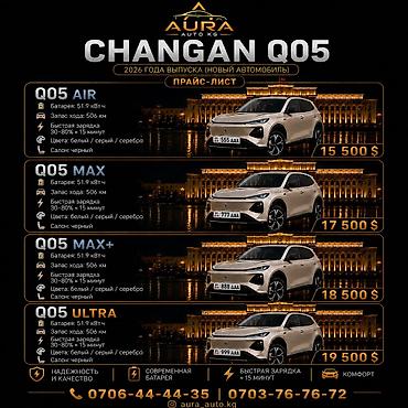 byd e6: Changan Qiyuan Q05: 2026 г., 0.1 л, Автомат, Электромобиль, Кроссовер — 1