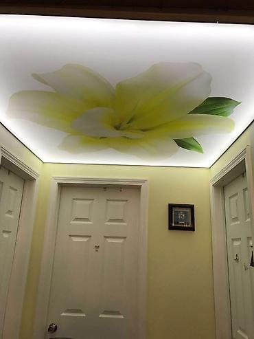 Натяжной потолок: Натяжной потолок Глянцевое, Матовое, 3D потолки Гарантия, Бесплатная консультация, Бесплатный замер — 9