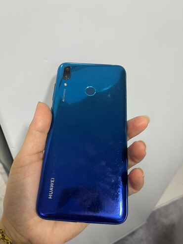 huawei p7: Huawei Y7 Prime, 64 GB, rəng - Göy