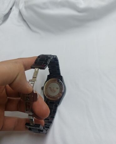 Qol saatları: Qol saatı, Emporio Armani, rəng - Qara — 12