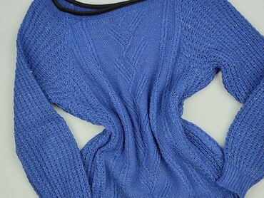 rajstopy czarne ze srebrną nitką: Women`s sweater, size S