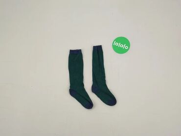 zielone skarpety: Knee-socks, 31–33, condition - Good