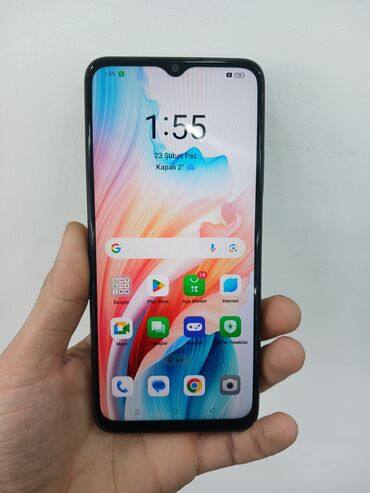 fly телефон запись разговора: Oppo A38, 128 GB, rəng - Qara, Simsiz şarj, İki sim kartlı, Face ID