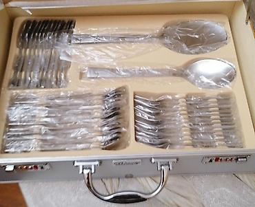 tort levazimatlari: Beauty Kitchenware 128 parça bıçaq–çəngəl–qaşıq dəsti - Material — 4