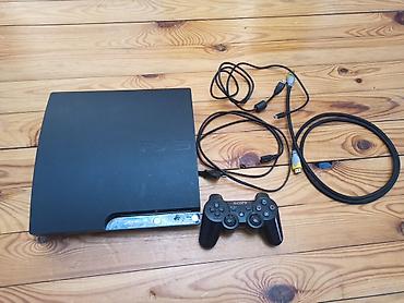 hard disk notebook: Sony PlayStation 3 (PS3) Slim oyun konsolu seti Paket tərkibi: - PS3 — 3