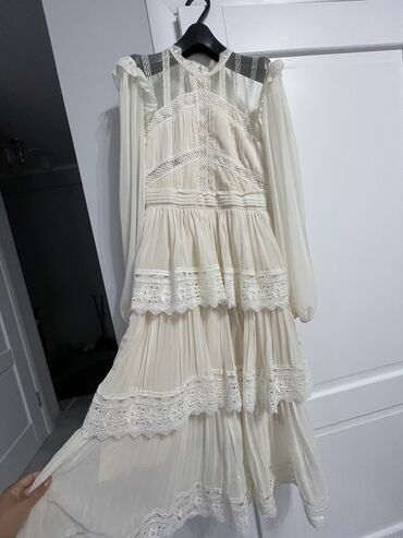 нежное платье: Вечернее платье, Длинная модель, С рукавами, M (EU 38)