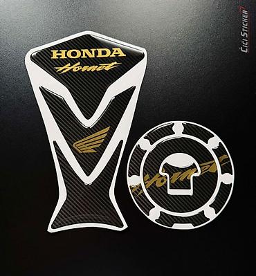 auto la: Honda Hornet Tank pad Štitnik čepa-Protektori rezervoar-2747 Komplet — 3