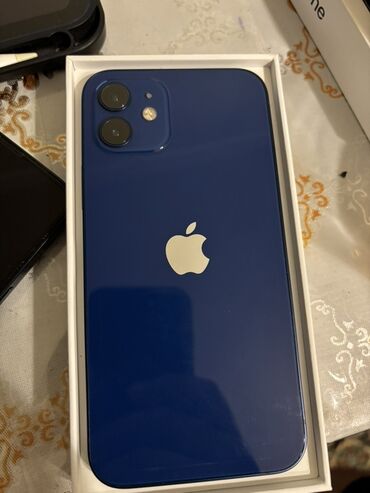 ipone x: IPhone 12, 128 ГБ, Голубой, Face ID