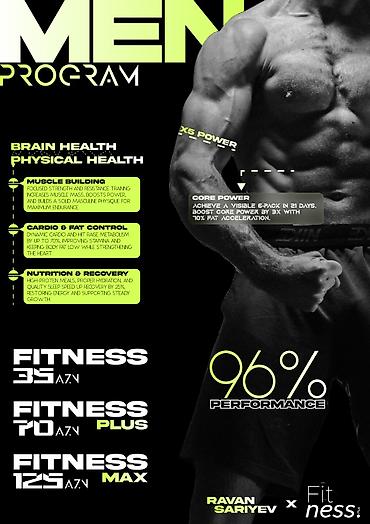 Fitness Program – Kişilər və Qadınlar üçün - 3 səviyyə: Fitness 35 lalafo.az -da Fitness Program – Kişilər və Qadınlar üçün - 3 səviyyə: Fitness 35