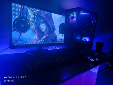 monitor komputer: Profesional Pc Parametrler CPU:Ryzen 5 3600 GPU: EVGA DUAL FAN GTX