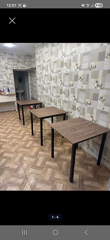 manikur stolu: Kvadrat masa, Açılmayan, Teksturalı laminat — 1