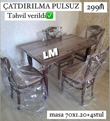 tek stullar: Kvadrat masa, Mətbəx üçün — 2
