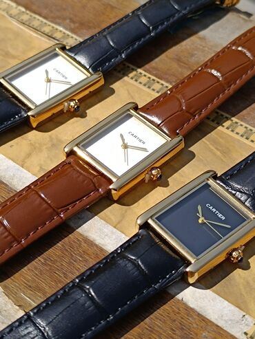 Qol saatları: Yeni, Qol saatı, Cartier, rəng - Qara — 1