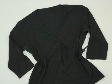 czarne bluzki koronkowe ze stójką: Blouse, M (EU 38), condition - Good