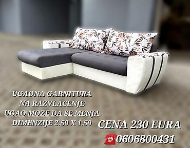 Ugaone garniture: Ugaona garnitura na razvlačenje - Dimenzije: 2.50 x 1.50 m - — 7