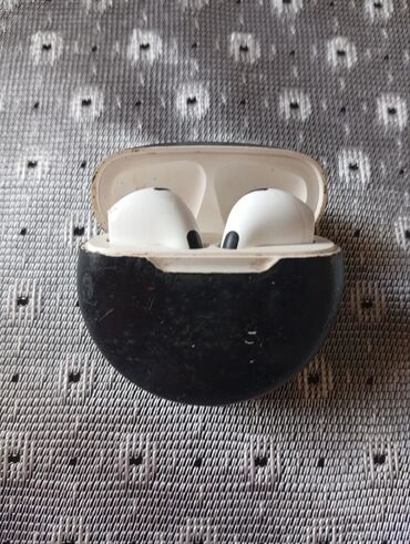 Mikrofonlar: İşlənmiş Simsiz (Bluetooth) Qulaqcıqlar, Aiwa, rəng - Ağ